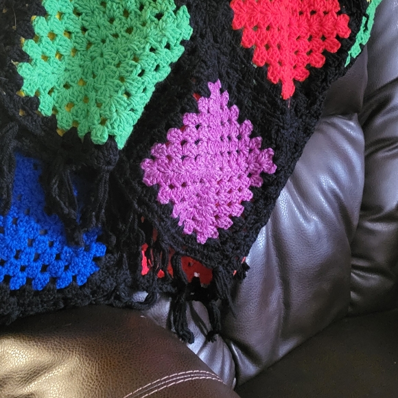 Other - Colorful Crochet Blanket